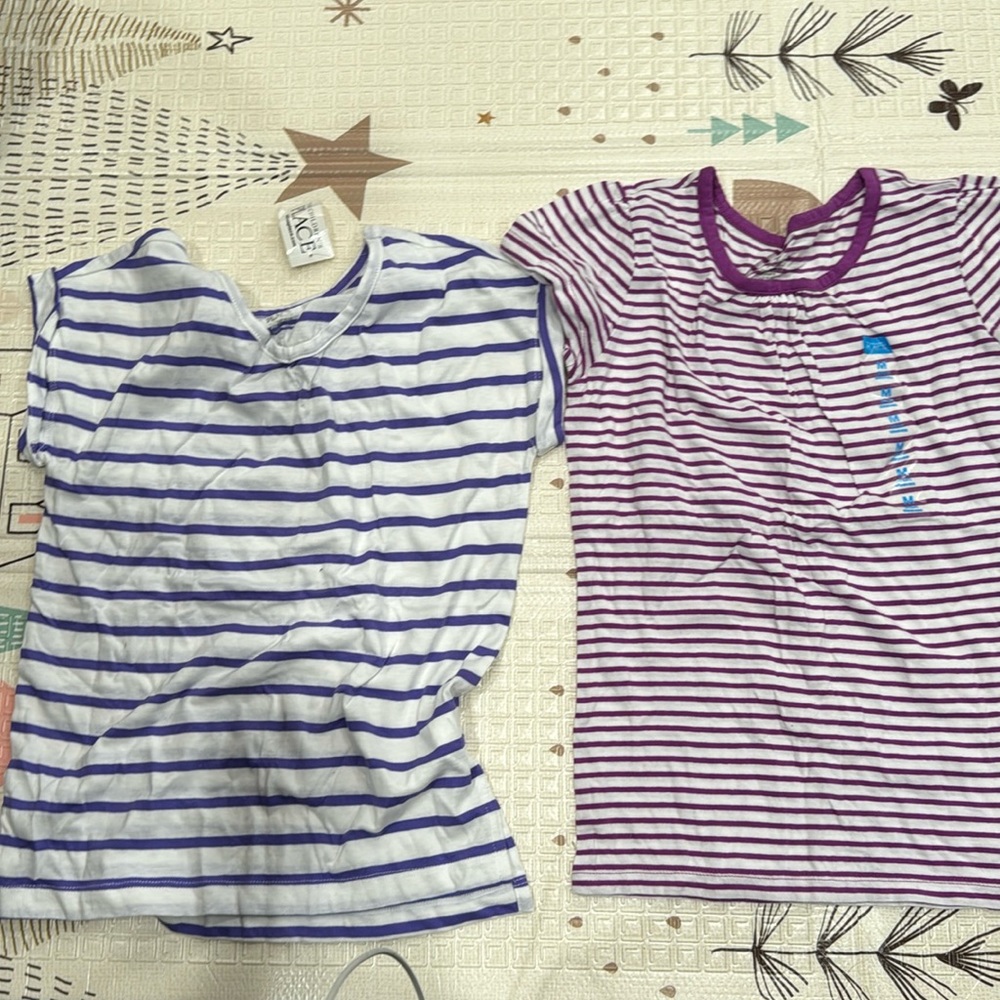 Comfortable tshirts size 7-8 . Price is for both shirts together.